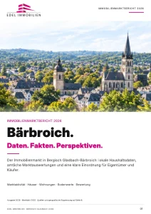 Originalcover Immobilienmarktbericht Bärbroich 2026 – EDEL IMMOBILIEN