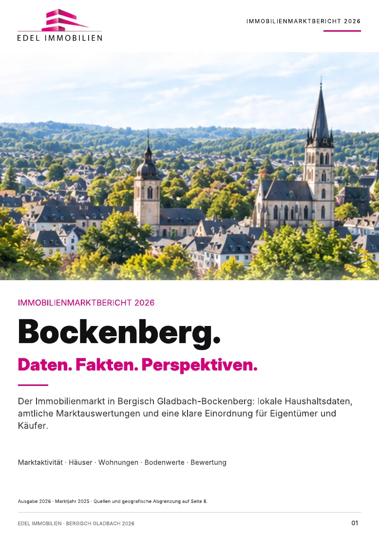 Originalcover Immobilienmarktbericht Bockenberg 2026 – EDEL IMMOBILIEN