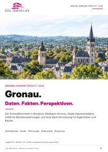 Originalcover Immobilienmarktbericht Gronau 2026 – EDEL IMMOBILIEN