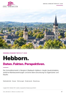 Originalcover Immobilienmarktbericht Hebborn 2026 – EDEL IMMOBILIEN