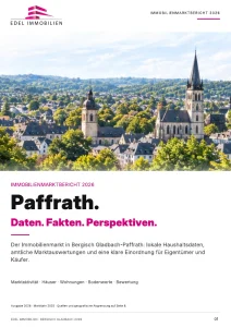 Originalcover Immobilienmarktbericht Paffrath 2026 – EDEL IMMOBILIEN