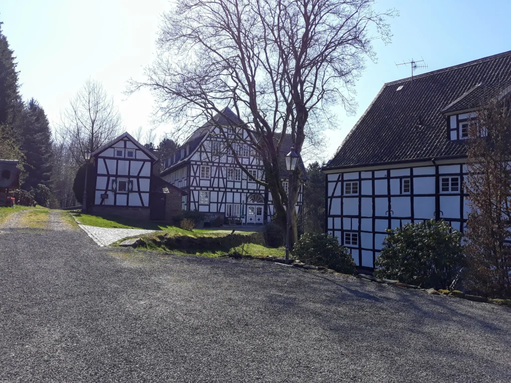 Fachwerkhäuser in Hungenbach in der Gemeinde Kürten